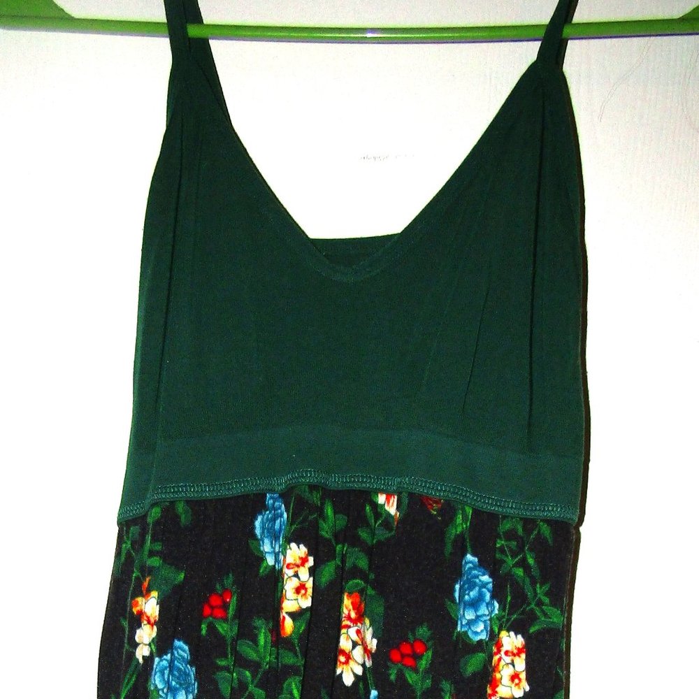 Green Floral Sundress